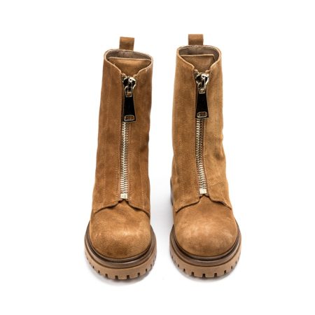 Ženske kožne plitke čizme Roberto-Serpentini-47NZ svetlo braon ravne 5 16306 roberto serpentini 47nz cuoio 3